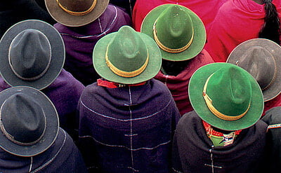 Ecuador Hats Notecard